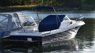 White Shark 237 -2001. Volvo Penta KAD32 -2001. Renoverad motor!